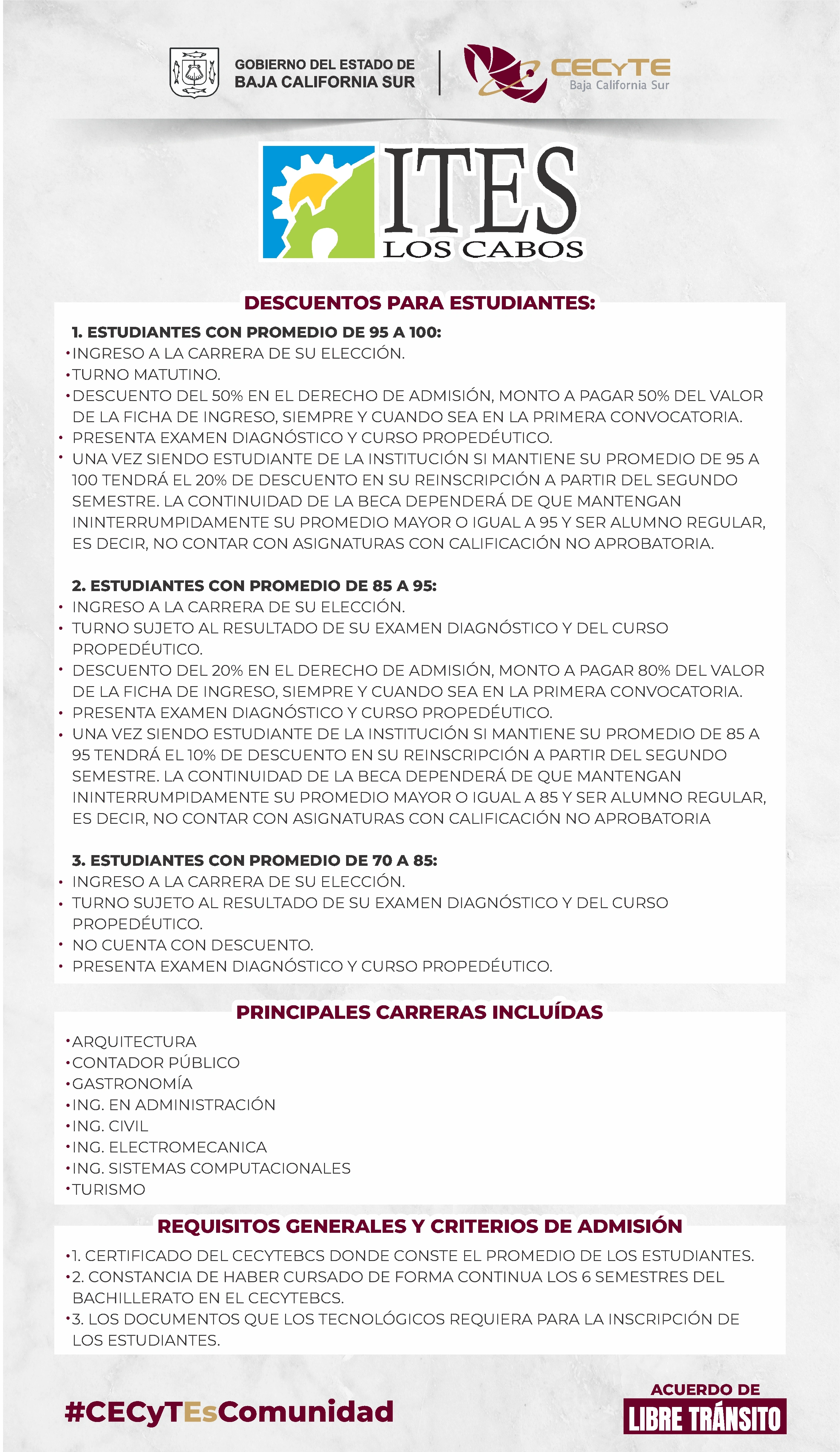 Información Universitaria - ITES Los Cabos